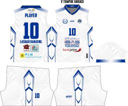 PUTIH KOMBINASI BIRU	